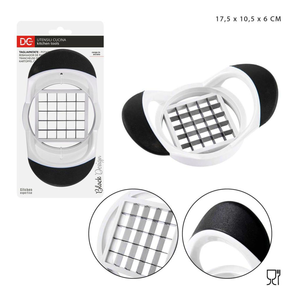 DC CASA L/BLACK TAGLIAPATATE 17,5X10,5X6CMDc Casa