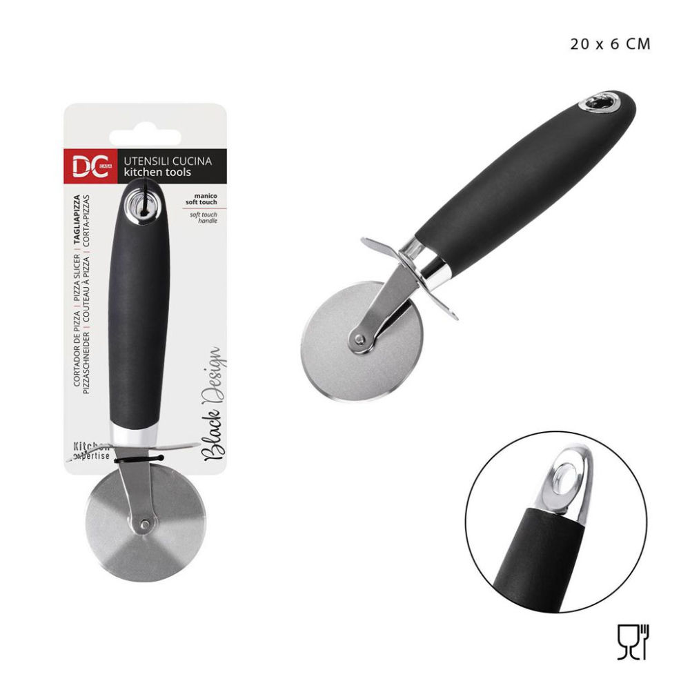 DC CASA L/BLACK TAGLIAPIZZA ACCIAIO 20X6CMDc Casa