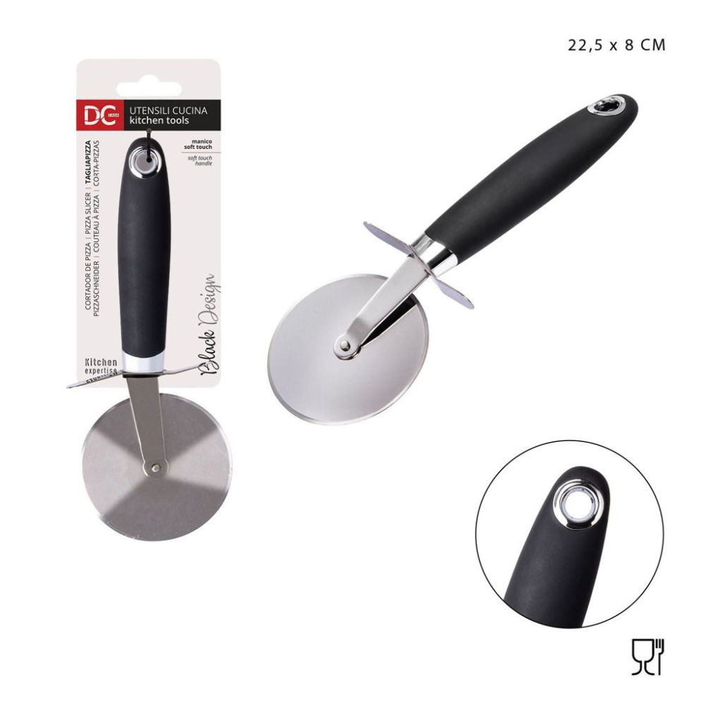 DC CASA L/BLACK TAGLIAPIZZA ACCIAIO 22,5X8CMDc Casa