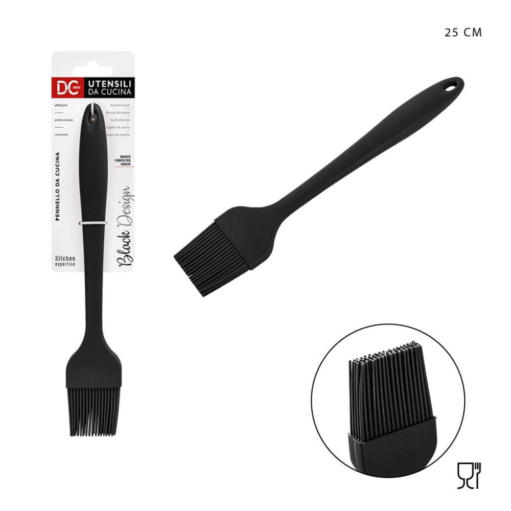 DC Pennello Cucina Black 25cm - SiliconeDc Casa