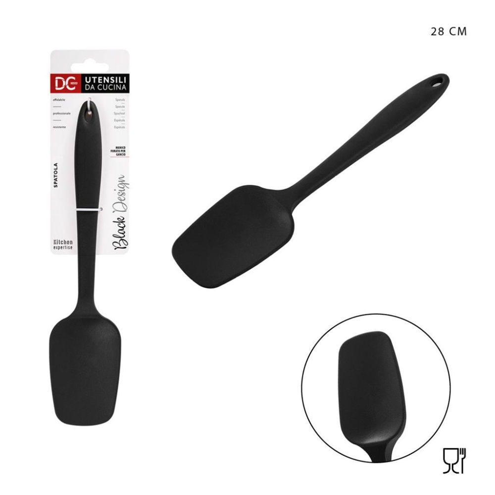 DC Paletta Cucina Black 28cm - SiliconeDc Casa