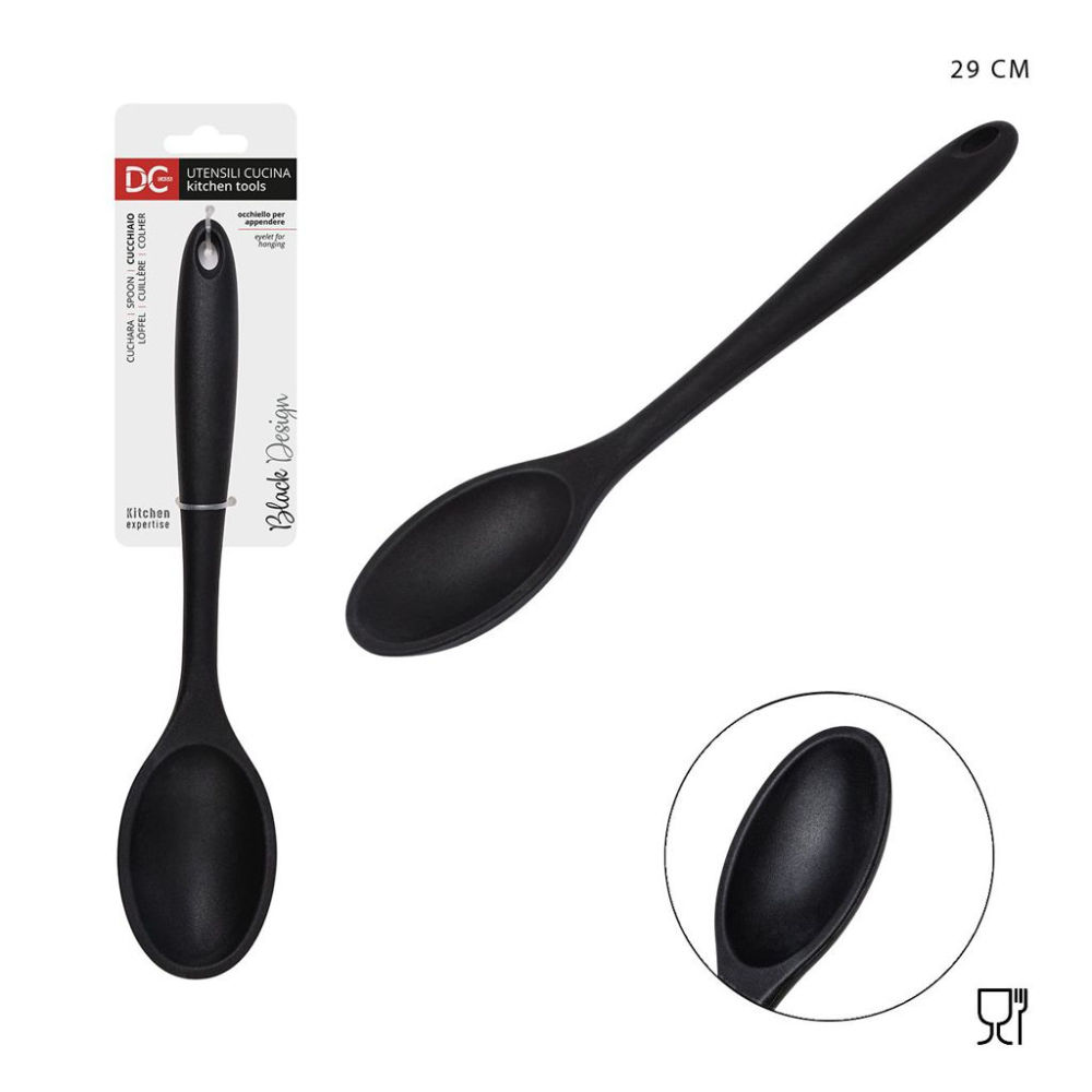 DC Cucchiaione Black 29cm - SiliconeDc Casa