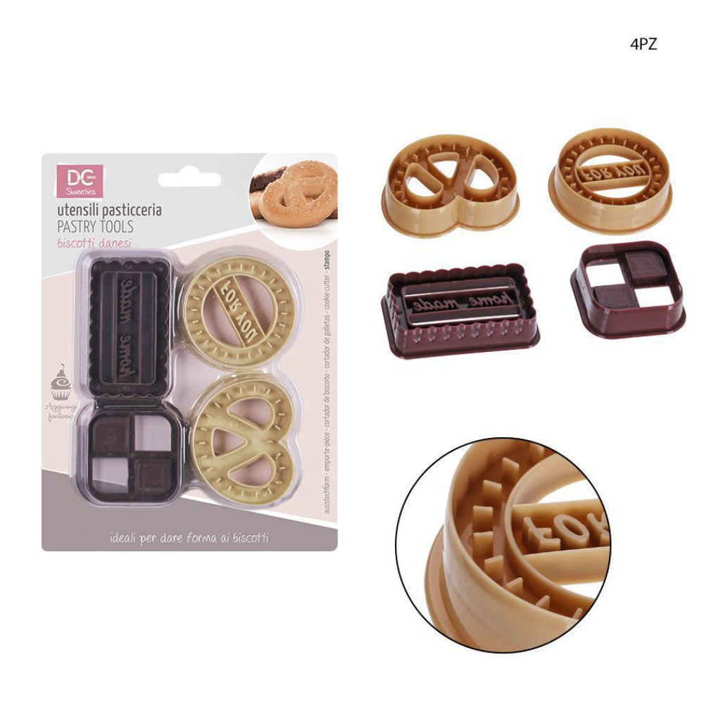 DC CASA STAMPO BISCOTTI CLASSICO DANESE 4PZDc Casa