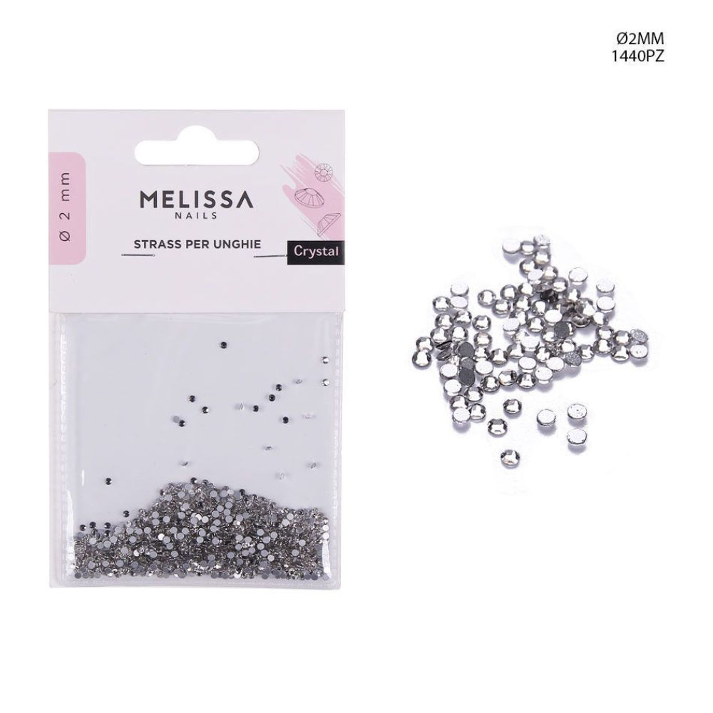 MELISSA STRASS UNGHIE 2MM CRYSTALMelissa