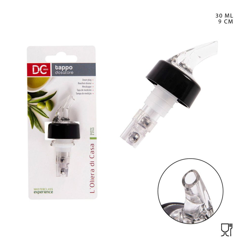 DC CASA TAPPO DOSATORE UNIVERSALE 30ML 9CM TRASP,Dc Casa