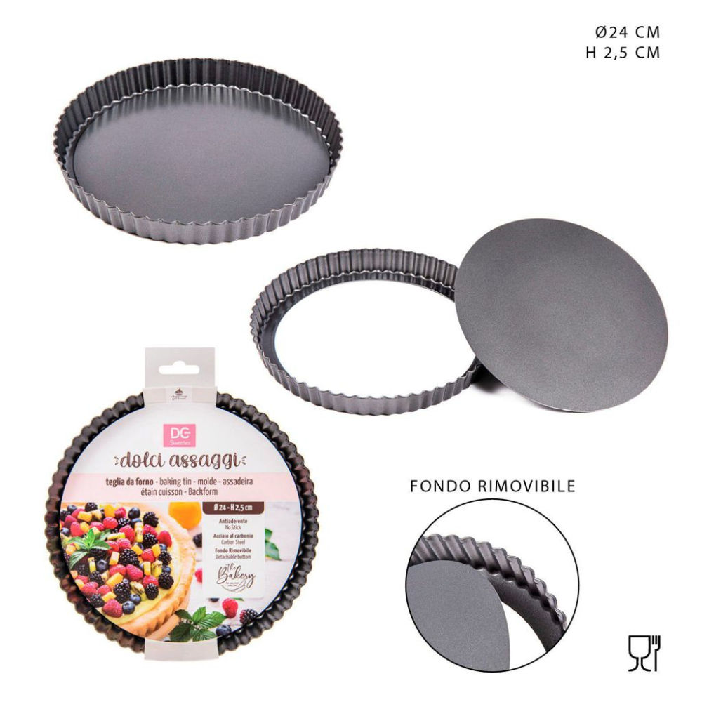 DC CASA STAMPO CROSTATA A/ADER,RIMOVIBILE 24X2,5CMDc Casa