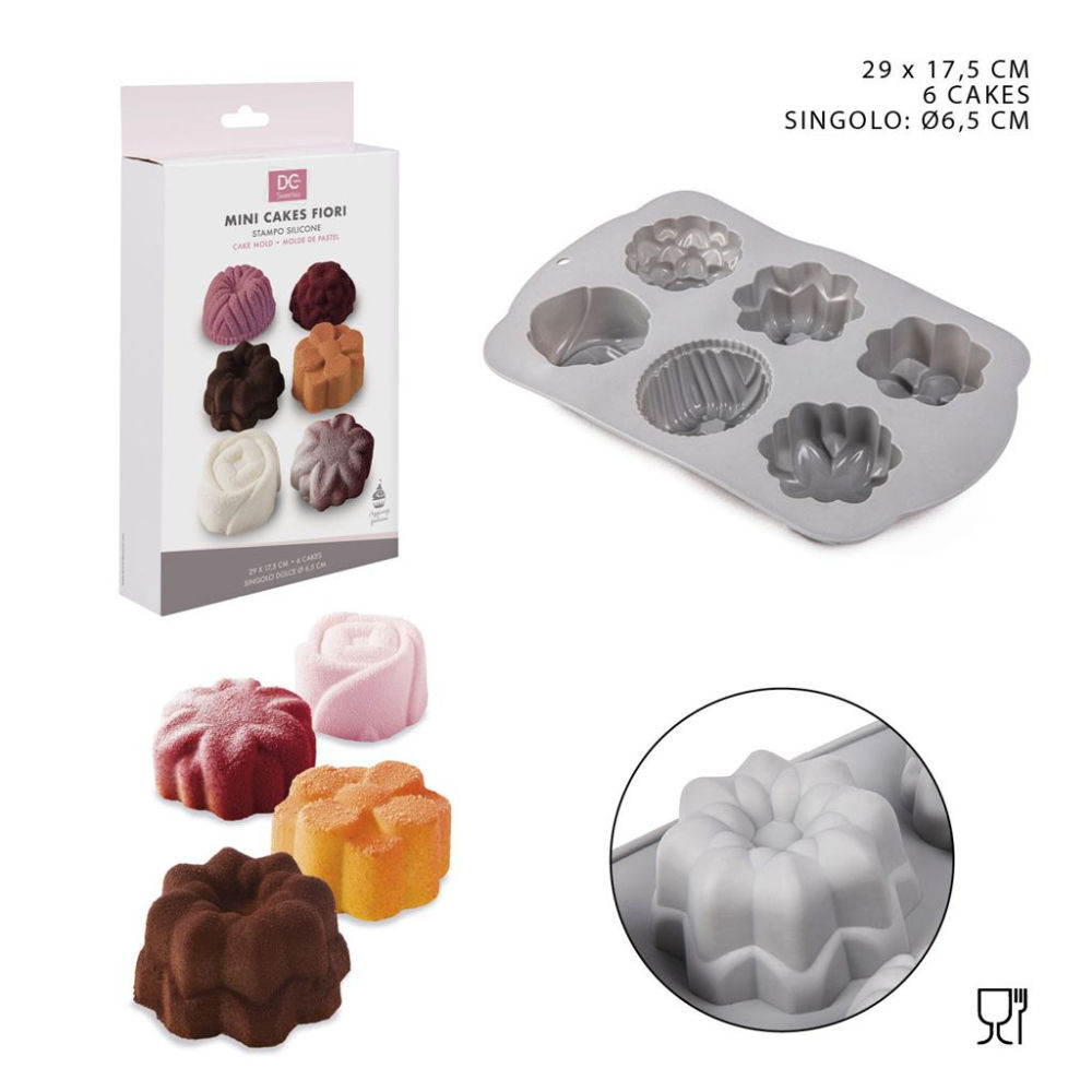 DC CASA STAMPO SILICONE FIORI 29X17,5X3,5CMDc Casa