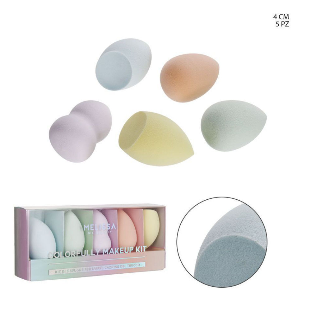 MELISSA KIT SPUGNA TRUCCO 5PZMelissa