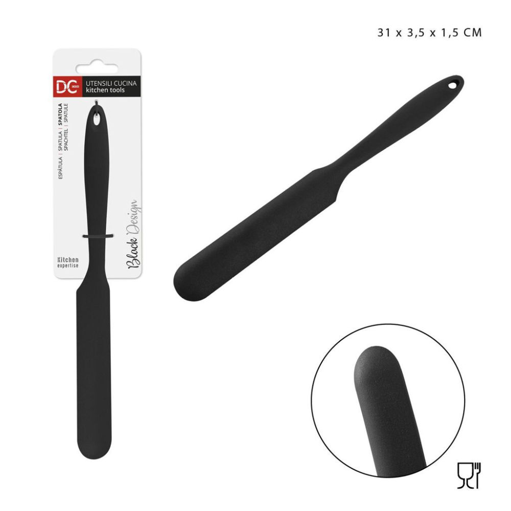 DC CASA L/BLACK SPATOLA SILICONE 31X3,5X1,5CMDc Casa