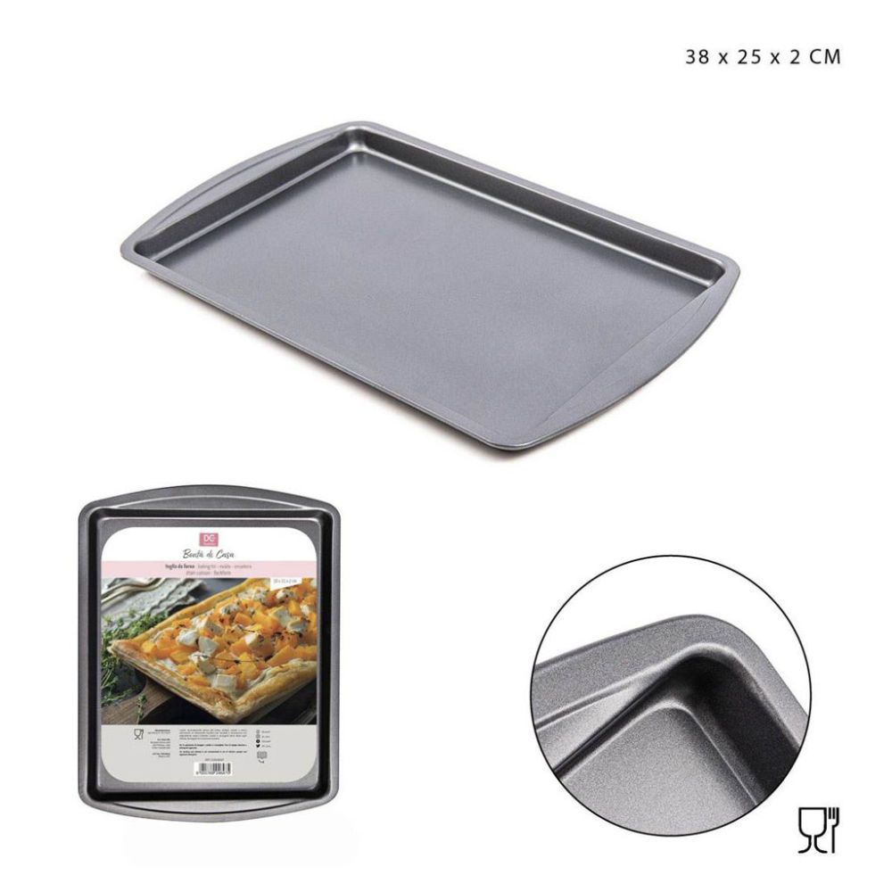 DC CASA TEGLIA FORNO RETTANGOLARE BASSA 38X25X2CMDc Casa
