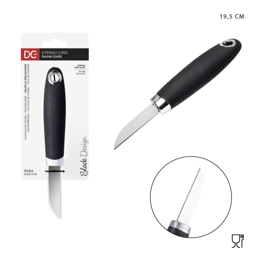 DC CASA L/BLACK COLTELLO SPELUCCHINO 19,5CMDc Casa