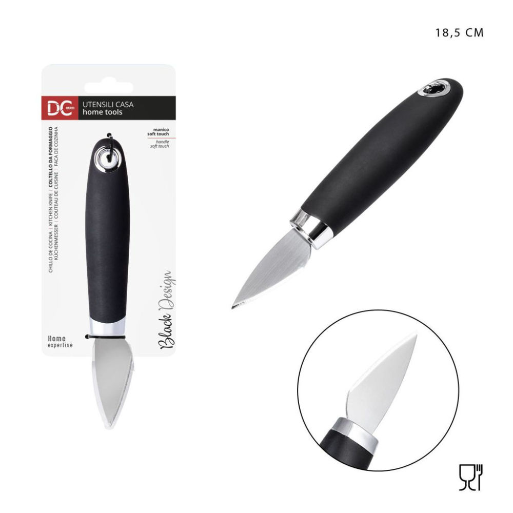 DC CASA L/BLACK COLTELLO FORMAGGIO 18,5CMDc Casa