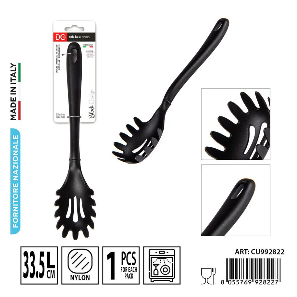 DC CASA L/BLACK SERVISPAGHETTI NYLON 33,5CMDc Casa