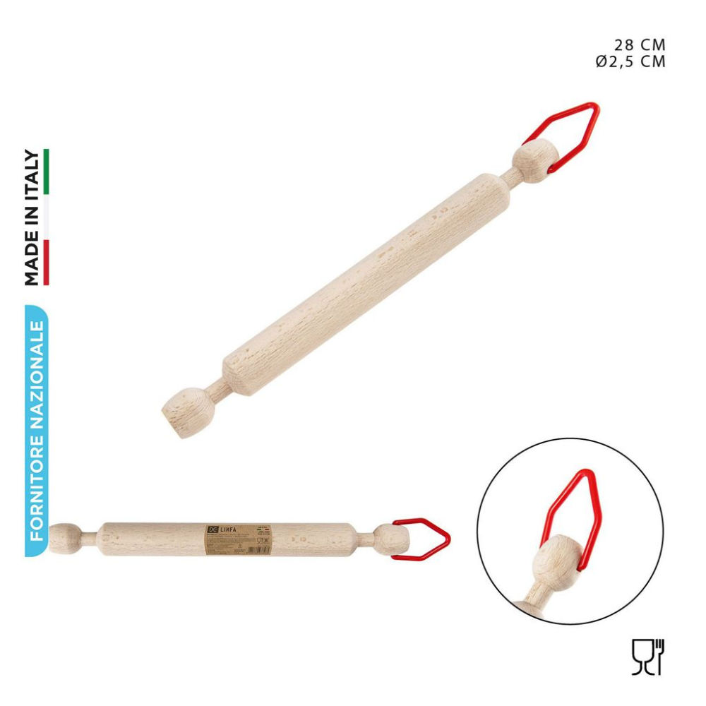 DC Mattarello in Legno - Ø2,5x28cmDc Casa
