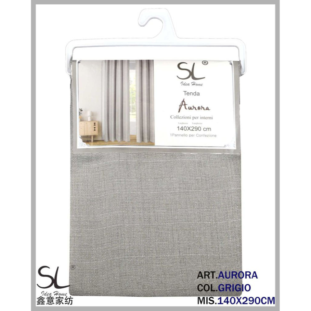 SL TENDA AURORA 140X290CM COL.GRIGIO SCUROSl Ideahome