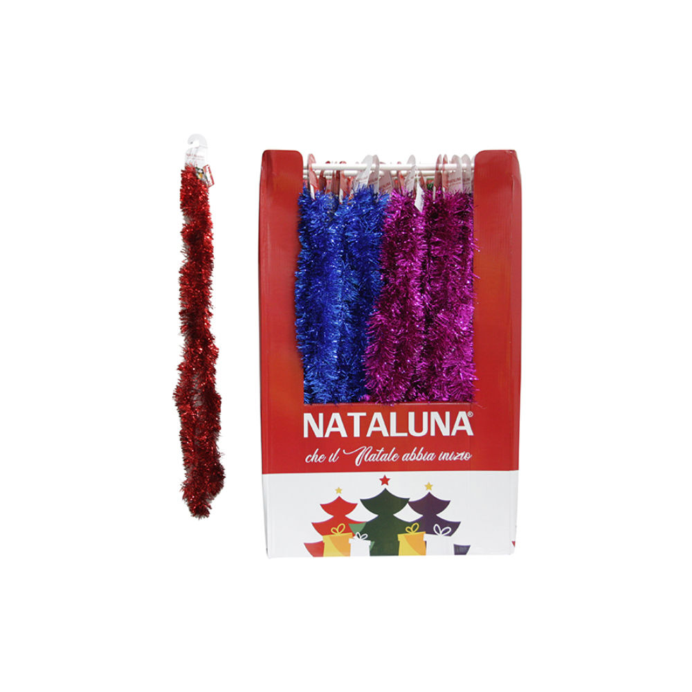 Ghirlanda Natalizia 2m - Rosso LucidoNataluna