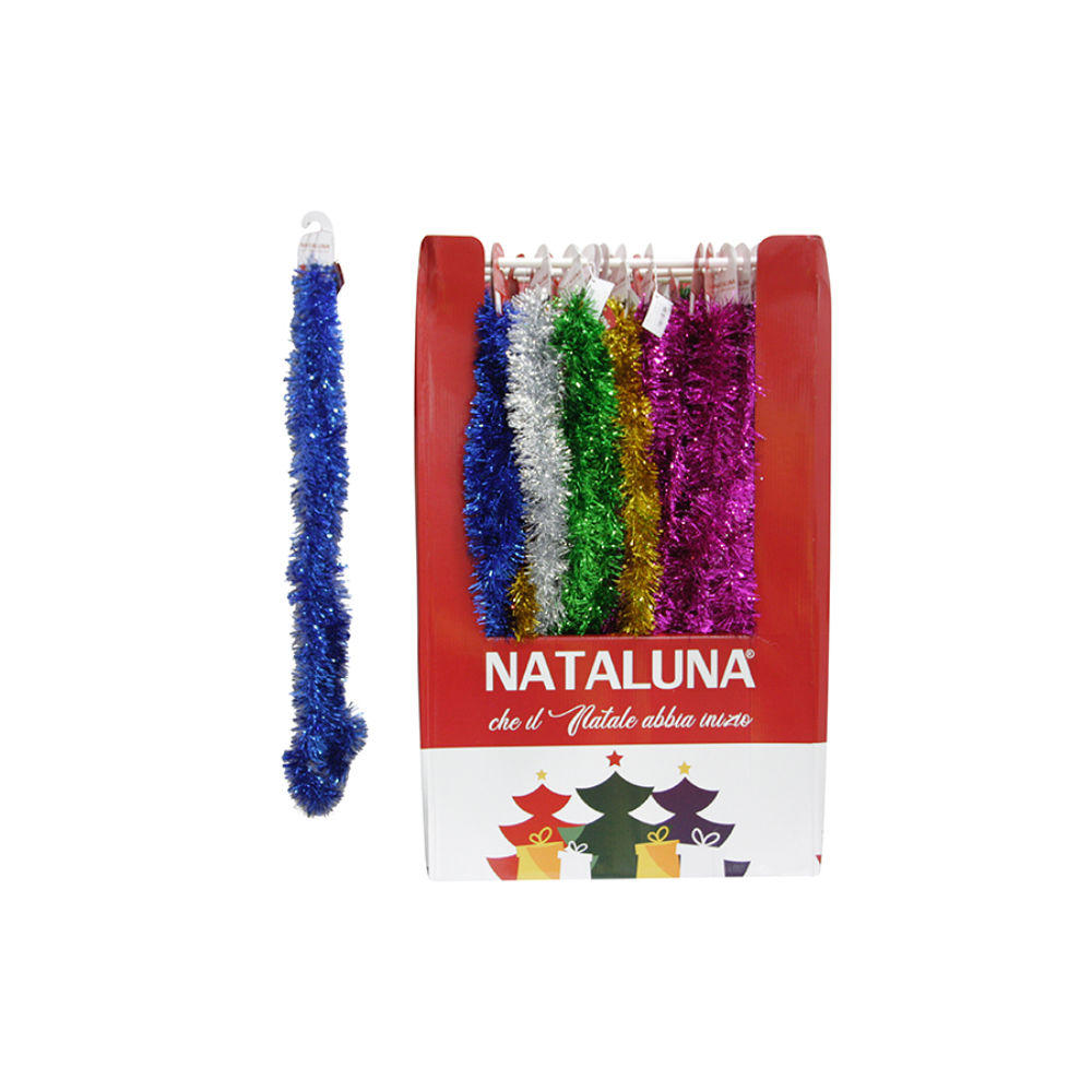 Ghirlanda Natalizia 2m - Blu LucidoNataluna