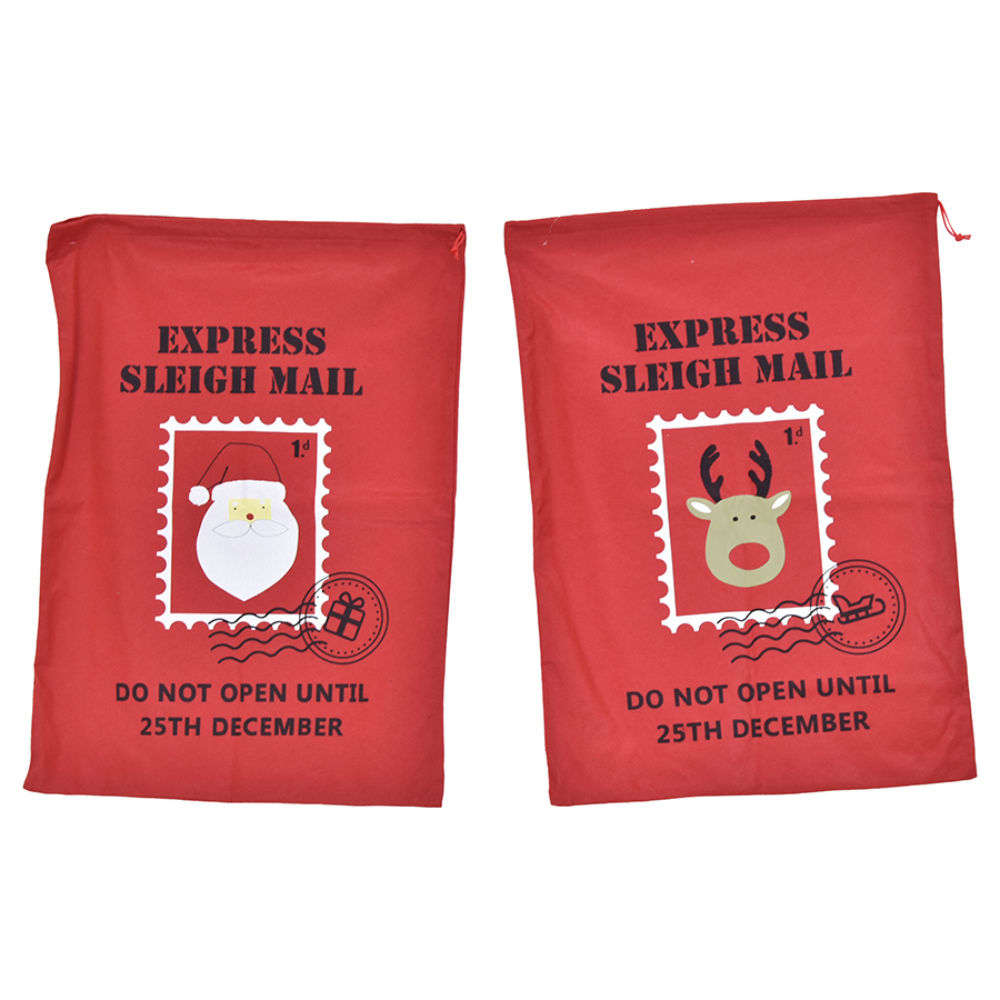 Sacco Regalo Natalizio Rosso - 52x69cmNataluna