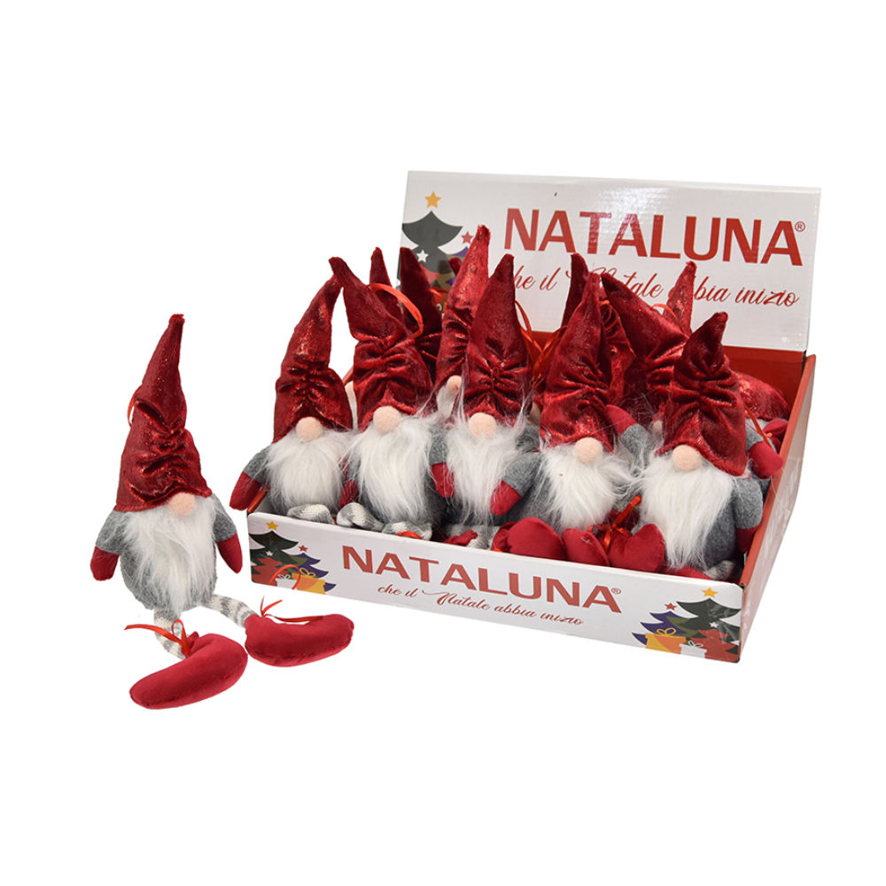 Gnomo Appendibile 28cm - XCN96893 RossoNataluna