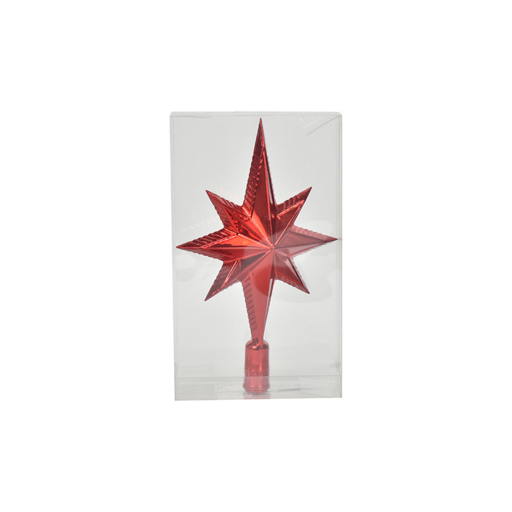 Puntale Albero 25cm Stella Rosso - 68L1001ANataluna