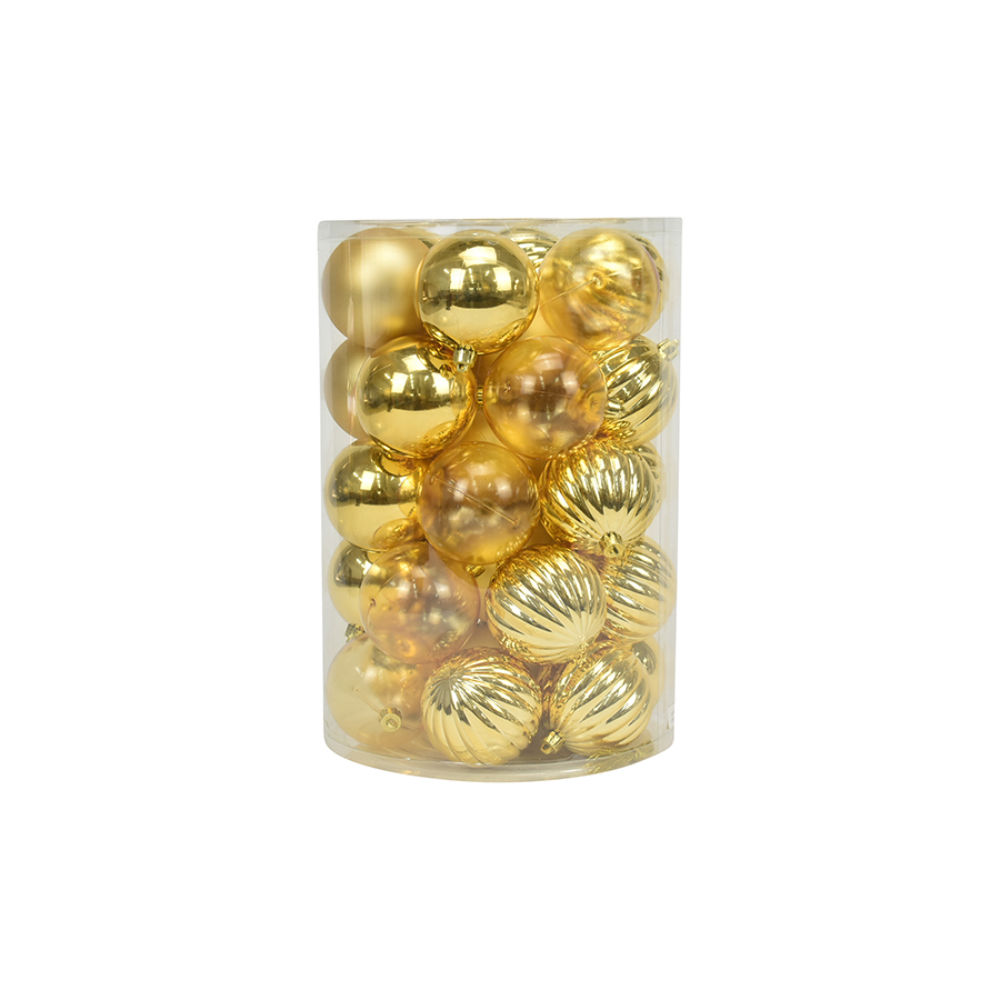 Set 34 Palline di Natale Ø8cm - OroNataluna