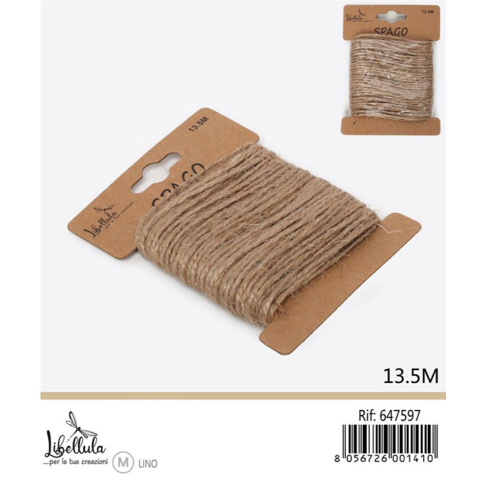 SPAGO DI LINO - BEIGE - 13,5MGev
