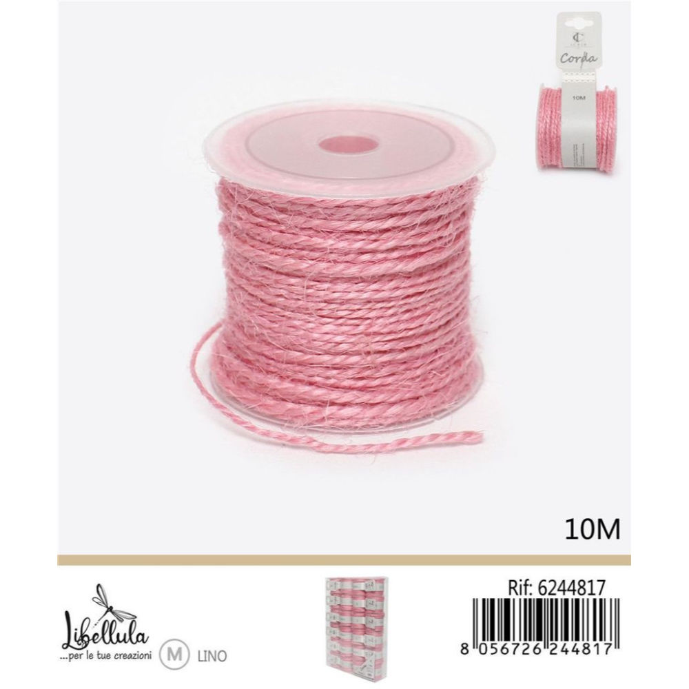 SPAGO DI LINO - ROSA - 10MGev