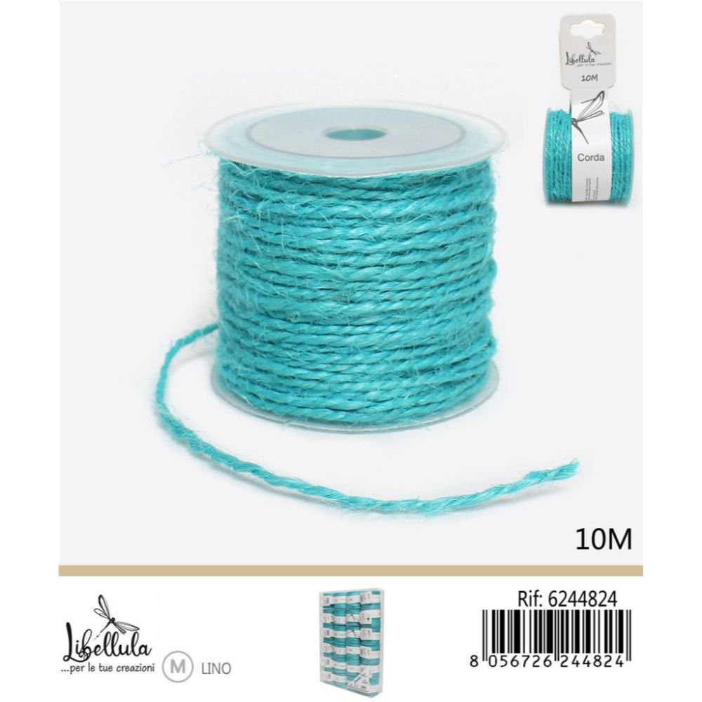 SPAGO DI LINO - AZZURRO - 10MGev