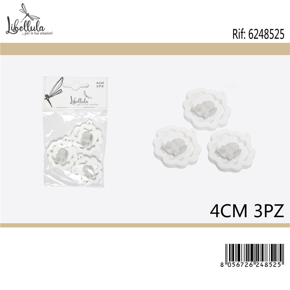 FIORE DECORATIVO IN RESINA - COMUNIONE - 3PZGev
