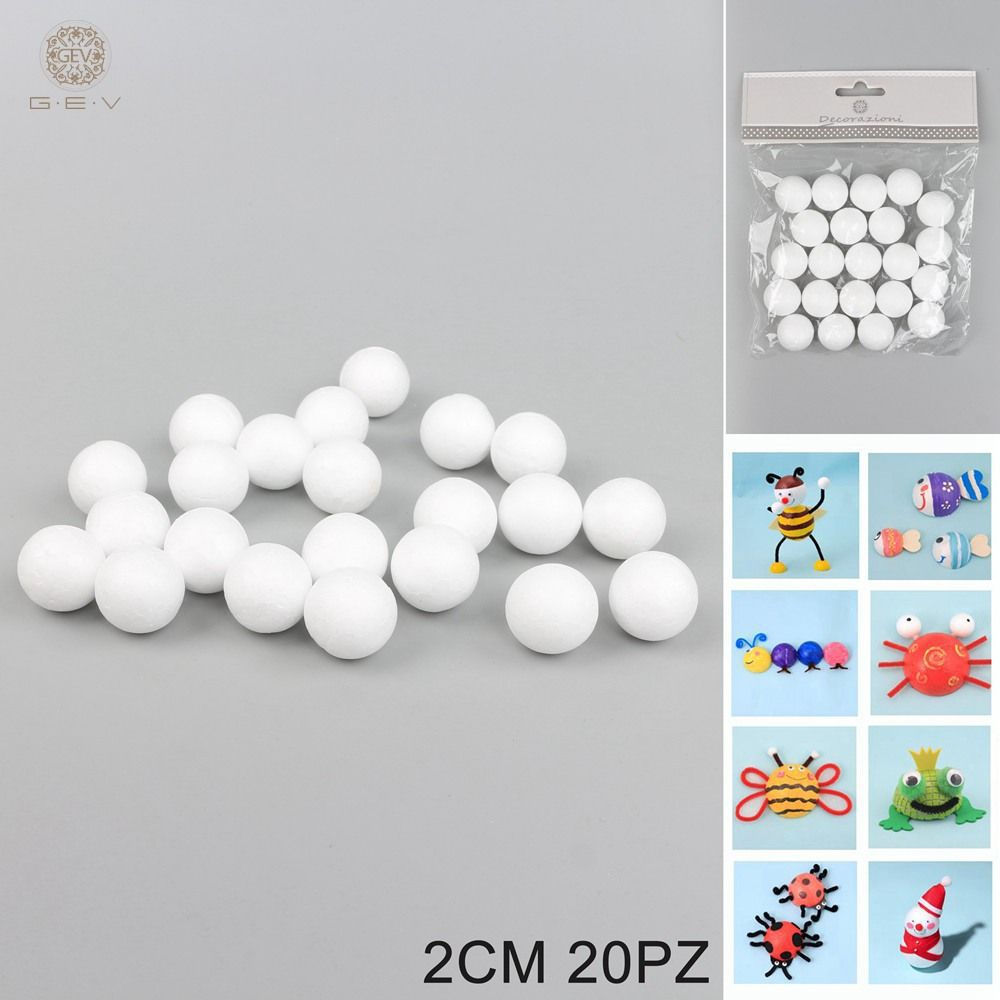 Pallina in Polistirolo 2cm - 20pzGev