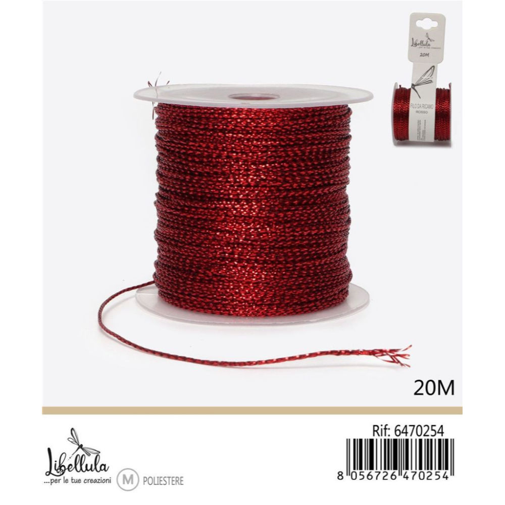 FILO IN POLIESTERE - ROSSO - 20MGev