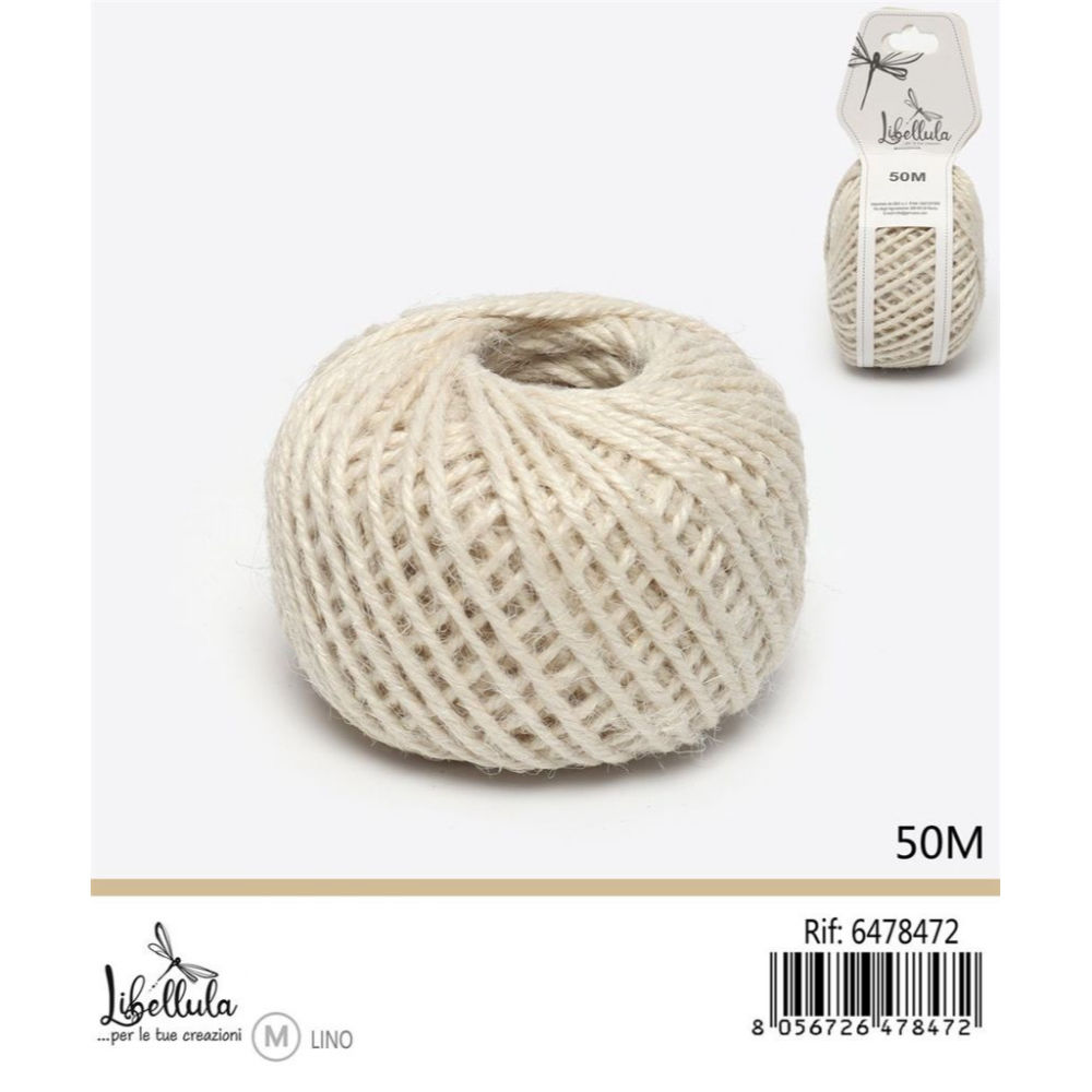 SPAGO DI LINO - BEIGE - 50MGev