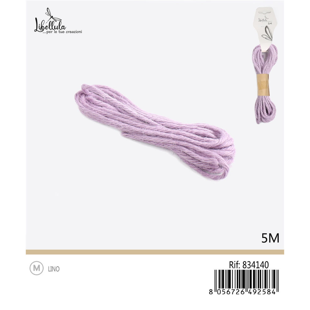 CORDA DI LINO - VIOLA - 5MGev