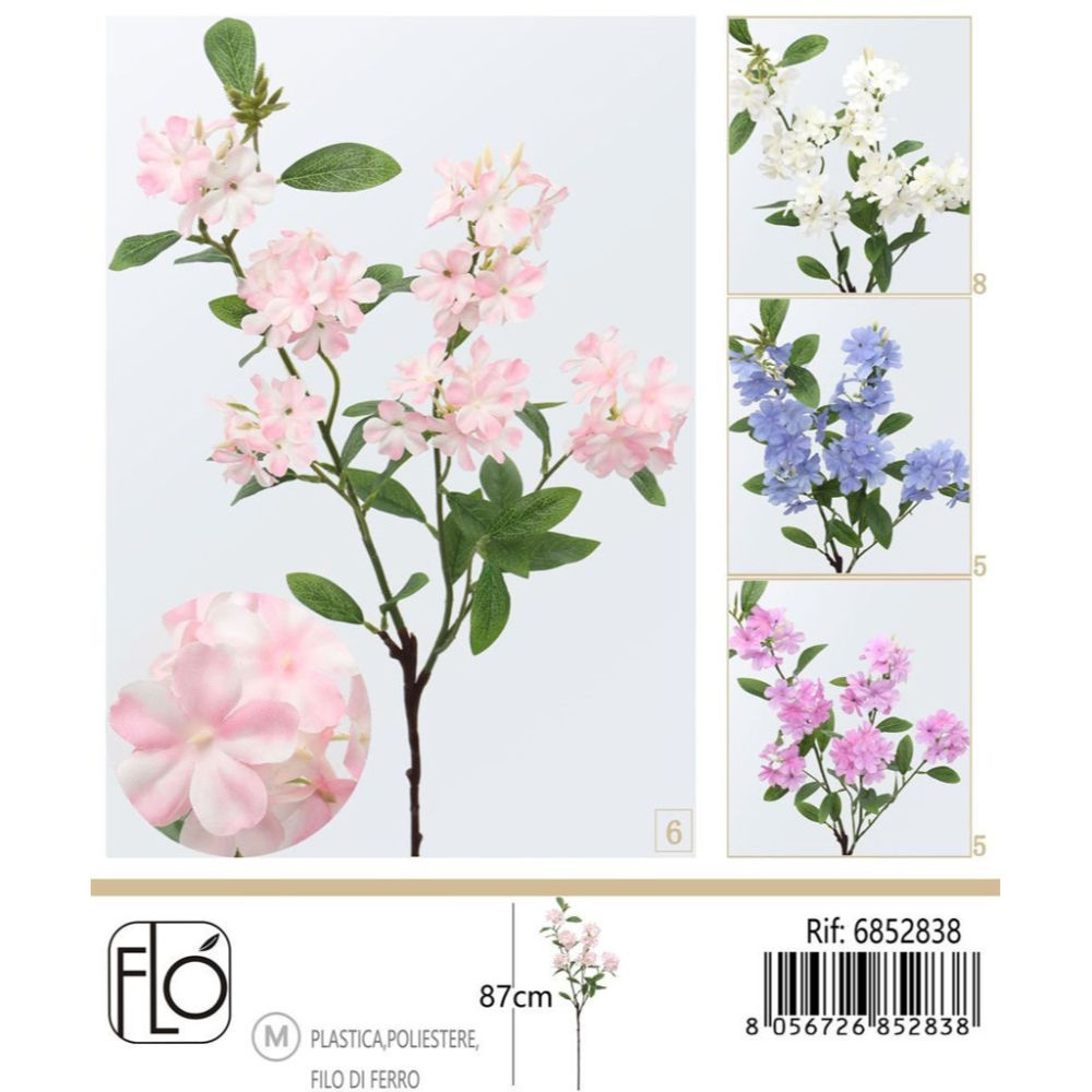 Ramo Artificiale Fiori di Ciliegio - 87cmGev