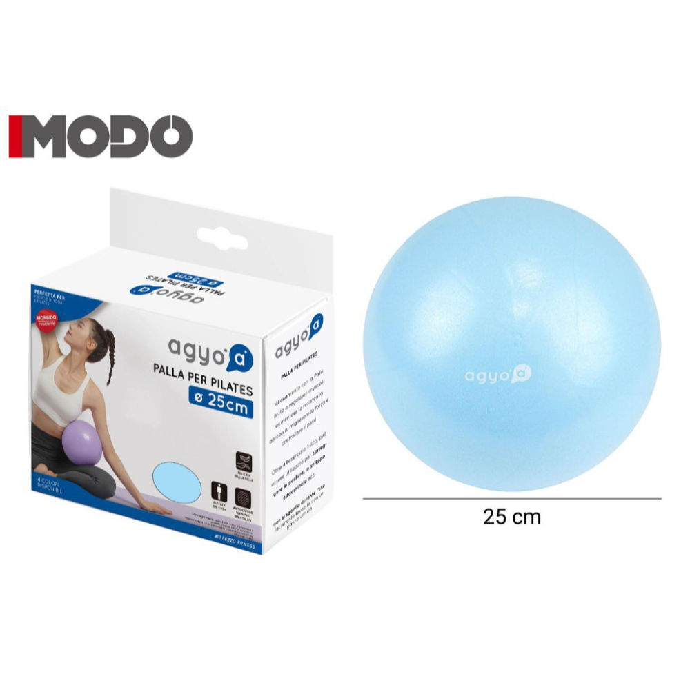 I23 PALLA PER PILATES 25CM AZZURROAgyo