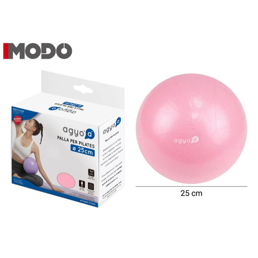 I23 PALLA PER PILATES 25CM ROSAAgyo