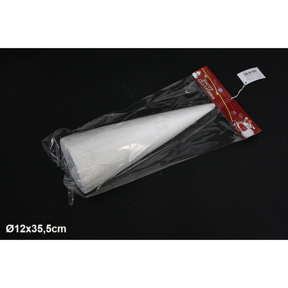 Cono in Polistirolo - Ø12x35,5cmNataluna