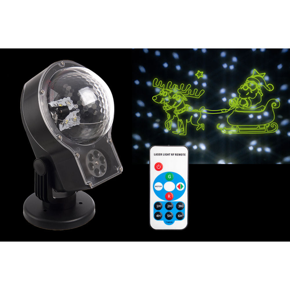Proiettore LED Natalizio con Timer & Telecomando - 10WNataluna