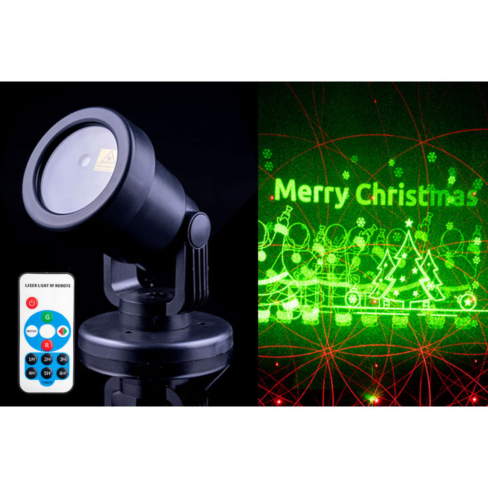 Proiettore Laser Natalizio con Telecomando - 5WNataluna