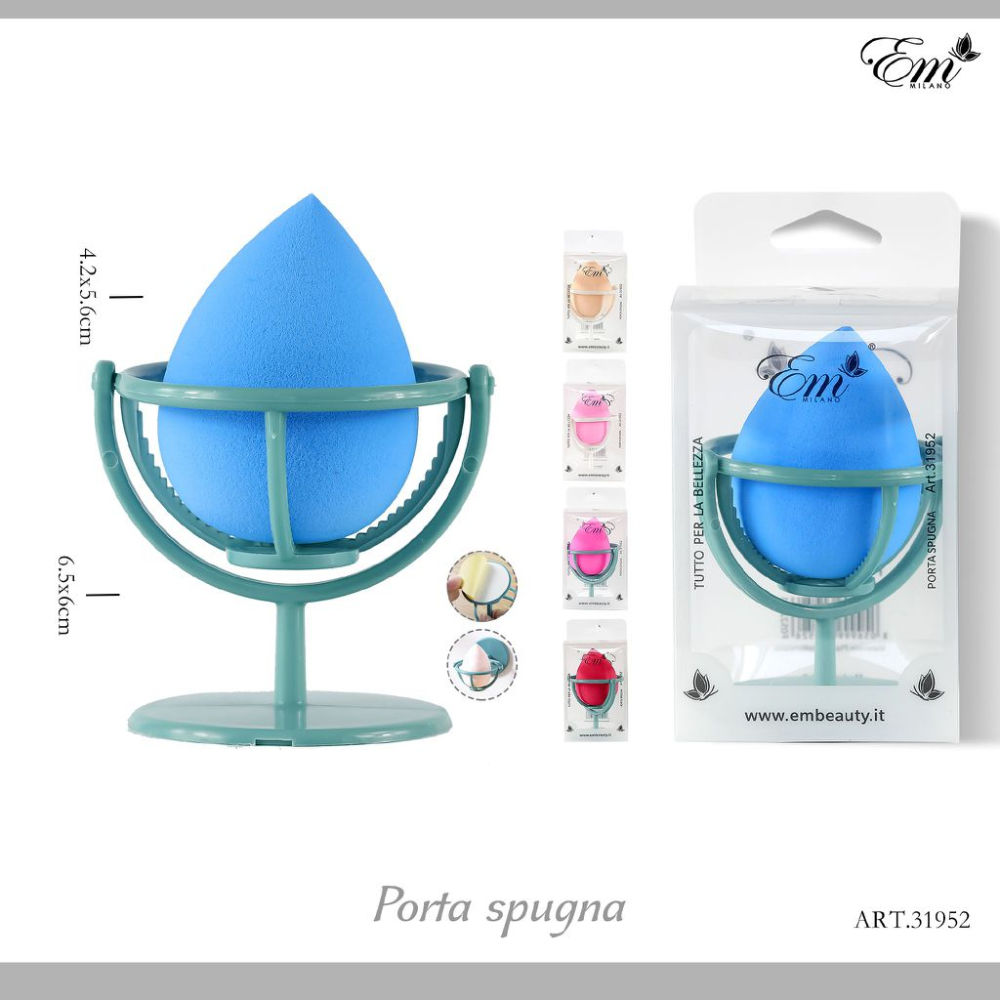PORTA SPUGNA + BEAUTY BLENDER A GOCCIAEm