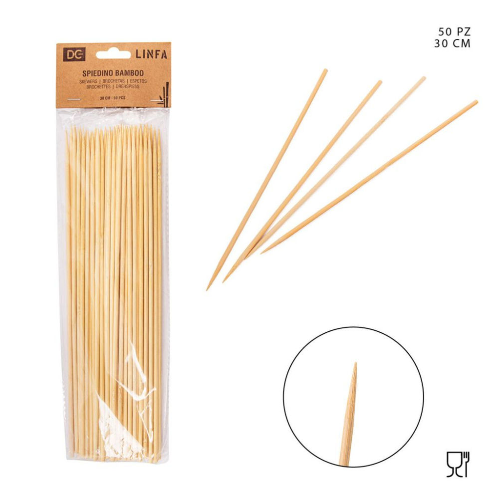 DC CASA SPIEDINO BAMBU 4MMX30CM 50PZDc Casa