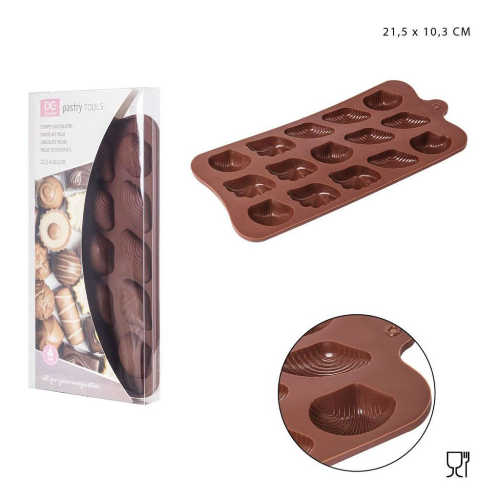 DC Stampo Cioccolatini in Silicone - ConchiglieDc Casa