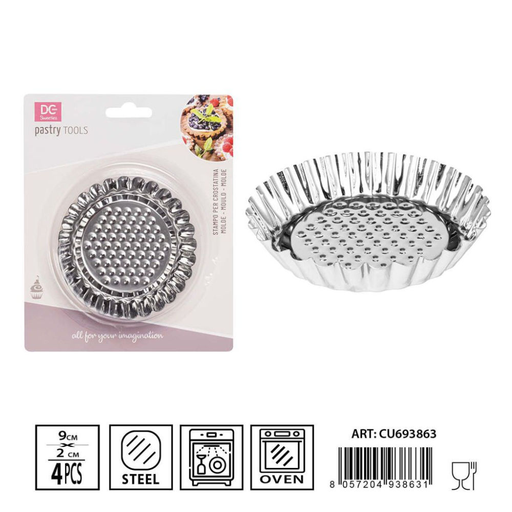 DC CASA STAMPO CROSTATINA 9X2CM 3PZDc Casa