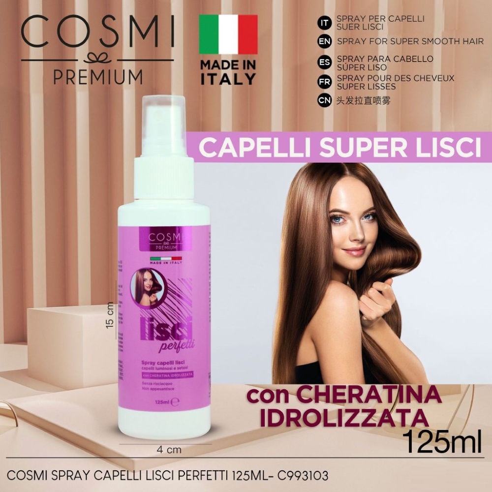 COSMI SPRAY CAPELLI LISCI PERFETTI 125MLCosmi