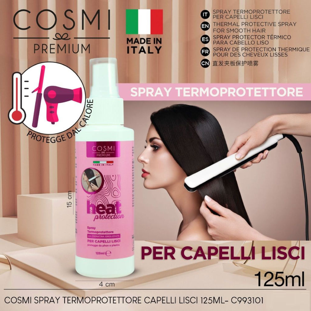 COSMI SPRAY TERMOPROTETTORE CAPELLI LISCI 125MLCosmi