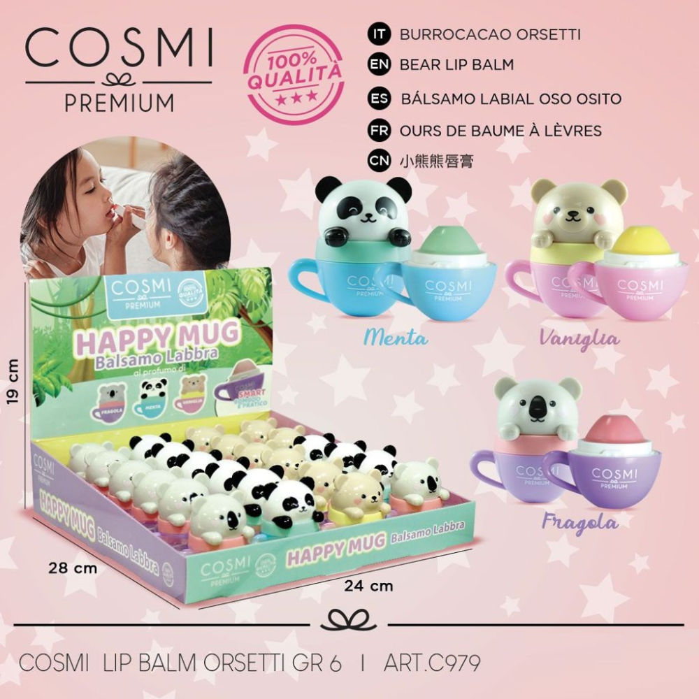 COSMI BALSAMO LABBRA HAPPY MUGCosmi