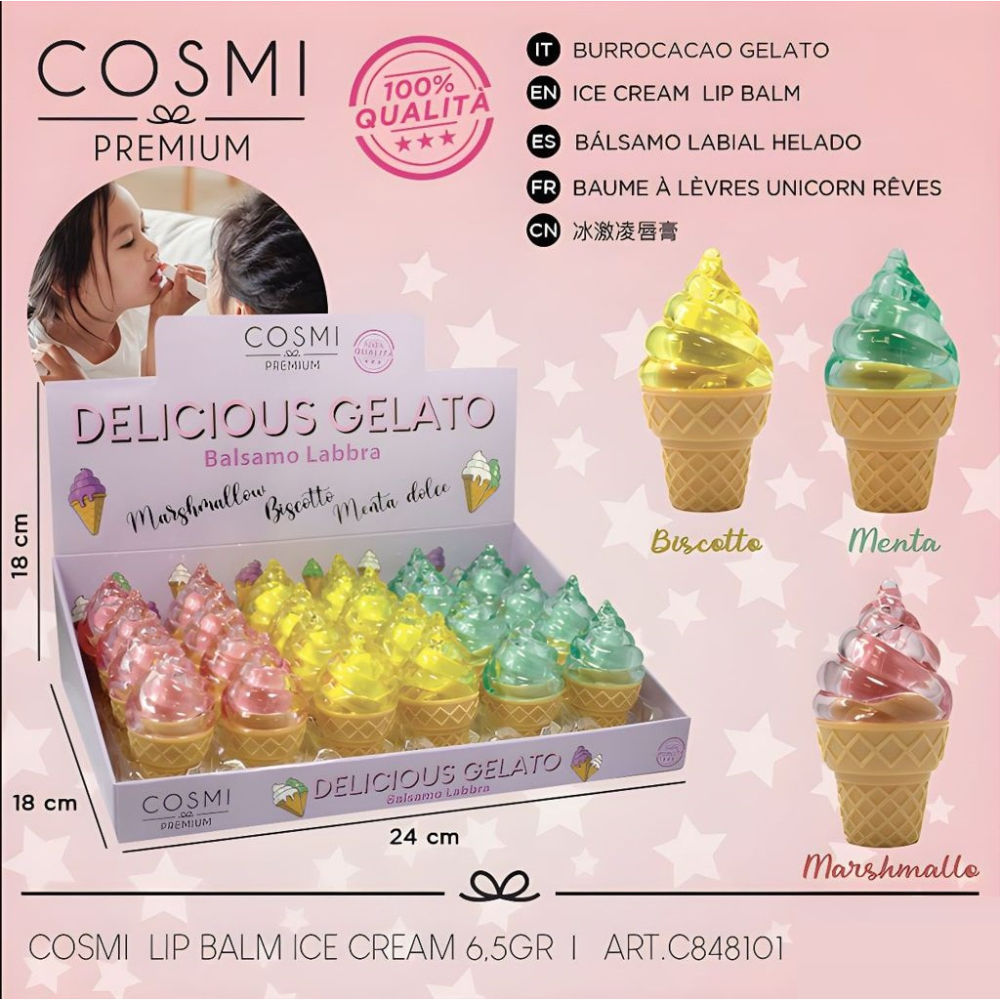 COSMI BALSAMO LABBRA DELICIOUS GELATOCosmi