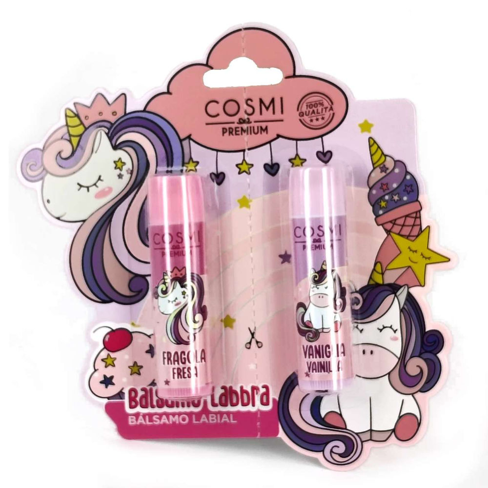 COSMI BALSAMO LABBRA UNICORNO 2PZCosmi