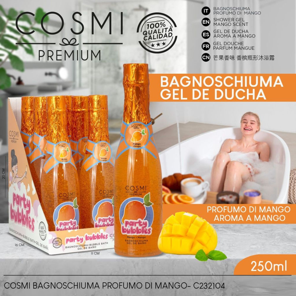 COSMI BAGNOSCHIUMA CHAMPAGNE MANGO 250MLCosmi