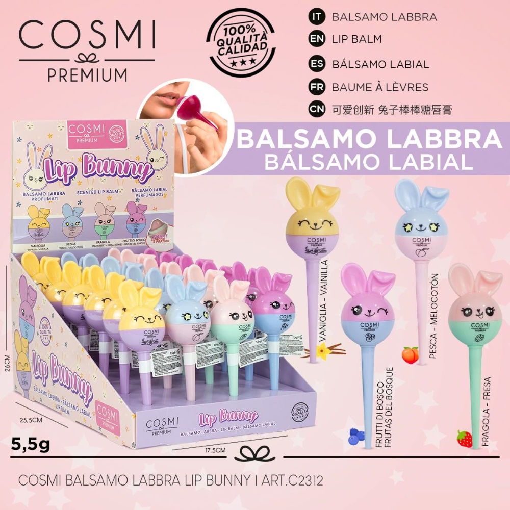 COSMI BALSAMO LABBRA LOLLIPOP BUNNY 5.5GCosmi